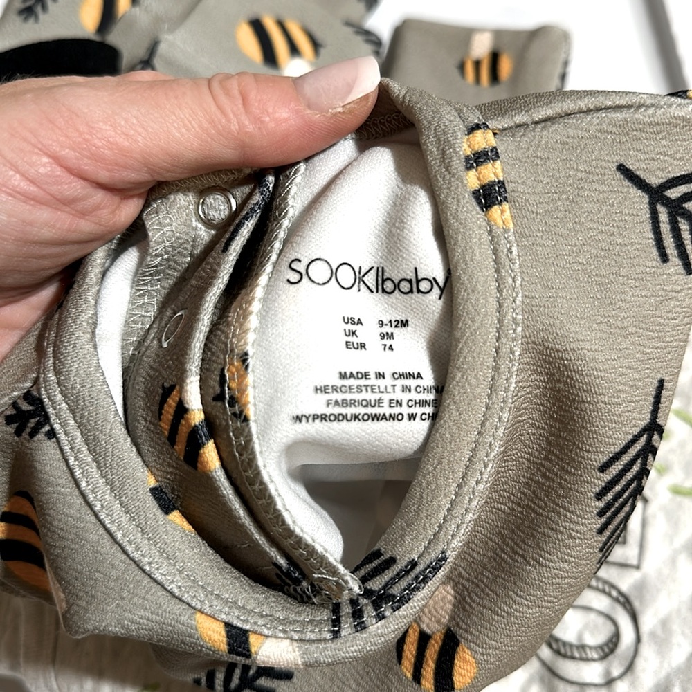 🐝 SOOKIbaby NWT romper viscose blend 🐝 9/12 - Picture 10 of 10